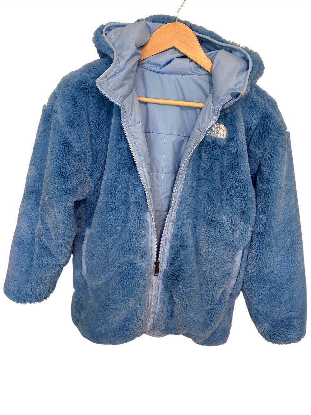 The North Face Girl's Reversible Fleece Jacket - Picture 3 of 16